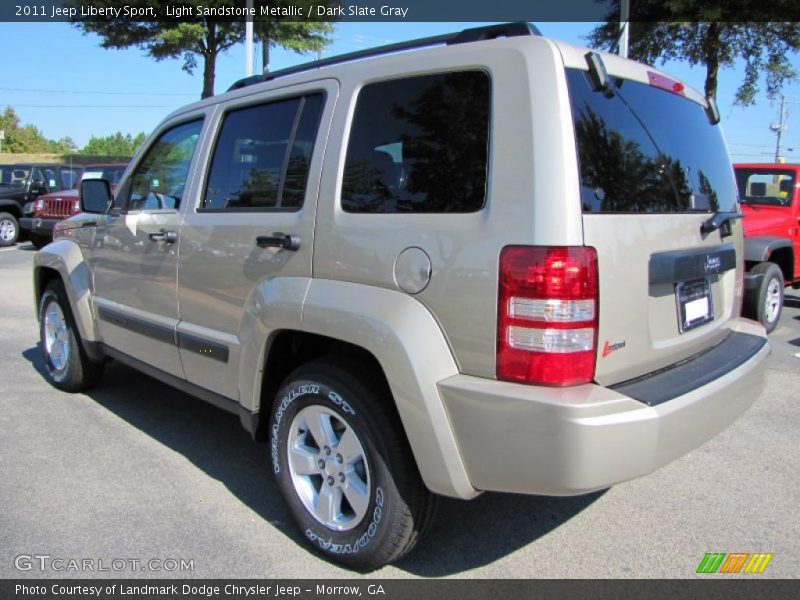 Light Sandstone Metallic / Dark Slate Gray 2011 Jeep Liberty Sport