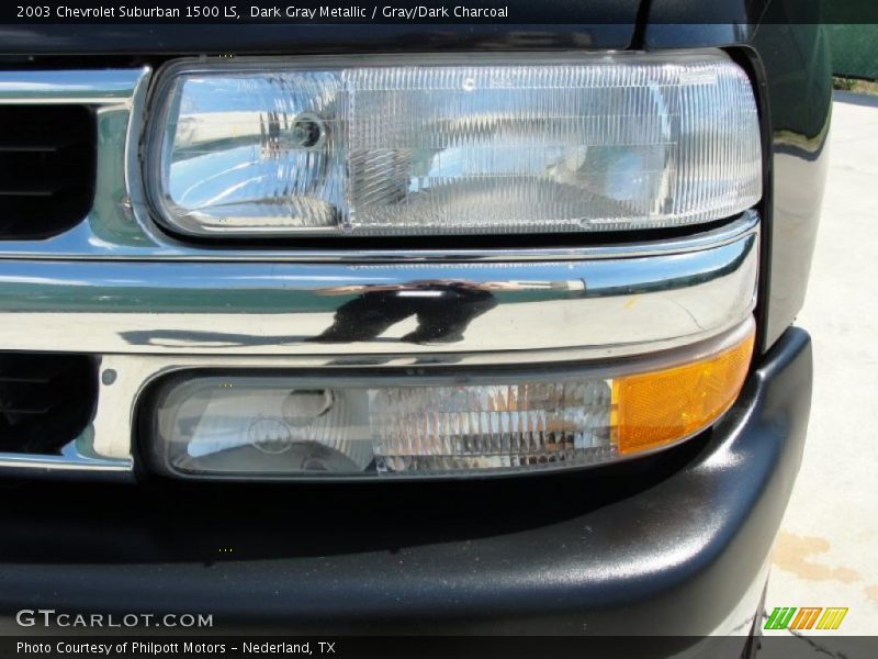 Dark Gray Metallic / Gray/Dark Charcoal 2003 Chevrolet Suburban 1500 LS