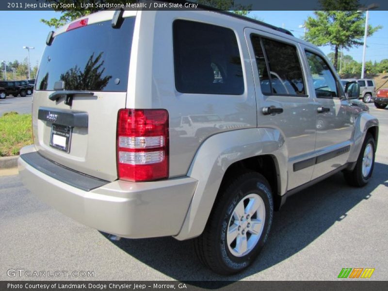 Light Sandstone Metallic / Dark Slate Gray 2011 Jeep Liberty Sport