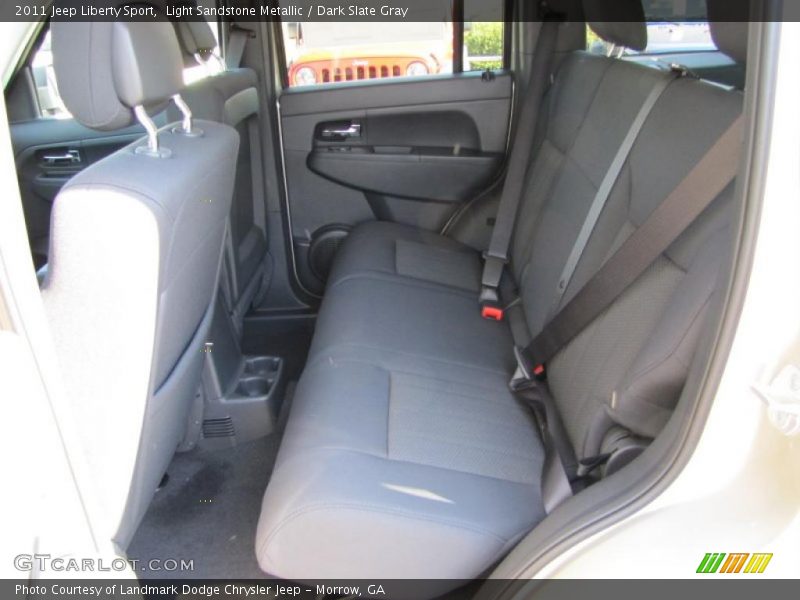 Light Sandstone Metallic / Dark Slate Gray 2011 Jeep Liberty Sport