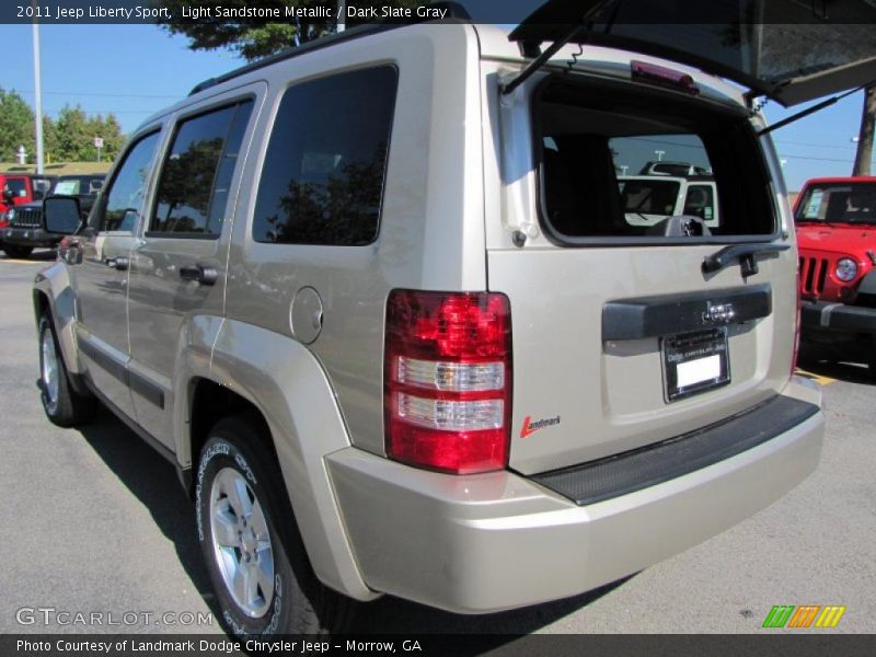 Light Sandstone Metallic / Dark Slate Gray 2011 Jeep Liberty Sport
