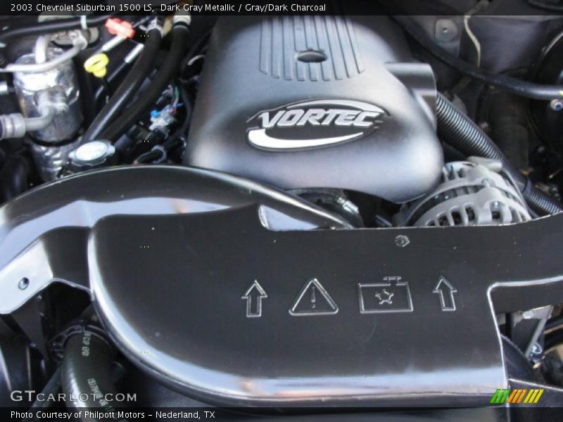 Dark Gray Metallic / Gray/Dark Charcoal 2003 Chevrolet Suburban 1500 LS