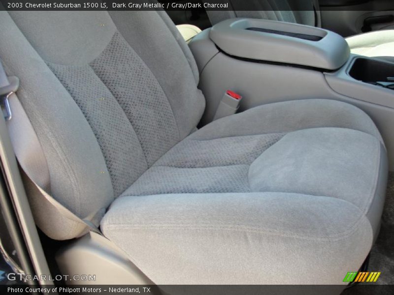 Dark Gray Metallic / Gray/Dark Charcoal 2003 Chevrolet Suburban 1500 LS