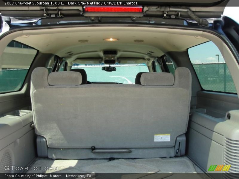 Dark Gray Metallic / Gray/Dark Charcoal 2003 Chevrolet Suburban 1500 LS