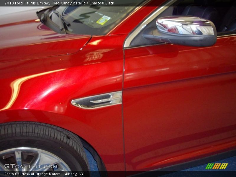 Red Candy Metallic / Charcoal Black 2010 Ford Taurus Limited