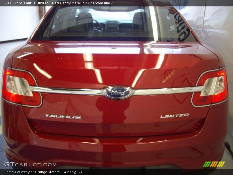 Red Candy Metallic / Charcoal Black 2010 Ford Taurus Limited