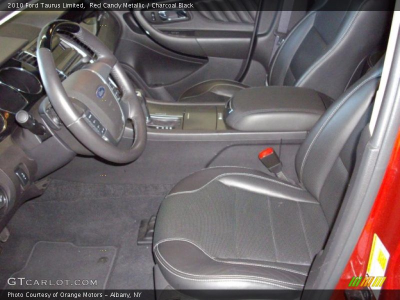 Red Candy Metallic / Charcoal Black 2010 Ford Taurus Limited