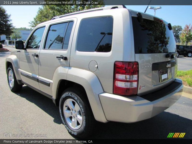 Light Sandstone Metallic / Dark Slate Gray 2011 Jeep Liberty Sport