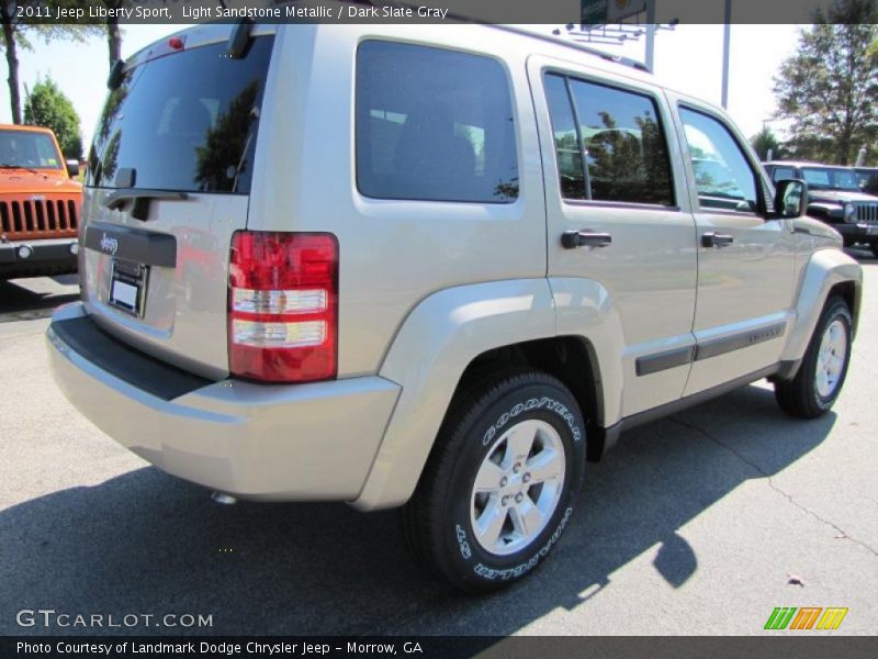 Light Sandstone Metallic / Dark Slate Gray 2011 Jeep Liberty Sport