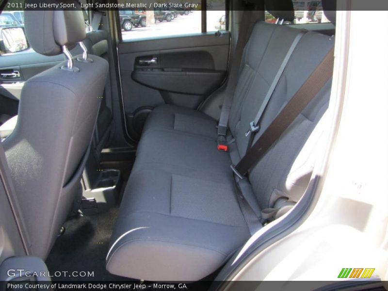 Light Sandstone Metallic / Dark Slate Gray 2011 Jeep Liberty Sport