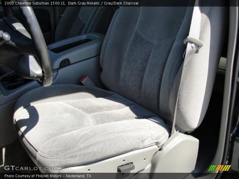 Dark Gray Metallic / Gray/Dark Charcoal 2003 Chevrolet Suburban 1500 LS