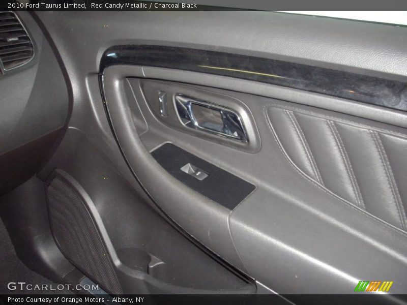 Red Candy Metallic / Charcoal Black 2010 Ford Taurus Limited
