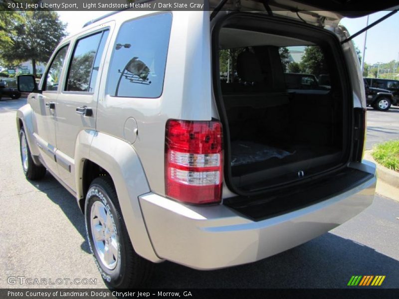 Light Sandstone Metallic / Dark Slate Gray 2011 Jeep Liberty Sport