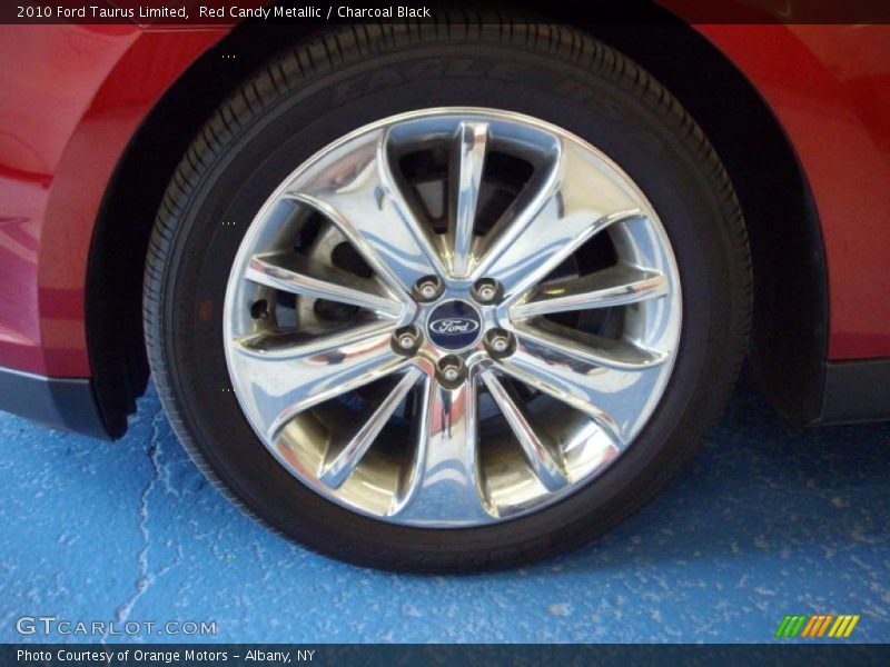 Red Candy Metallic / Charcoal Black 2010 Ford Taurus Limited