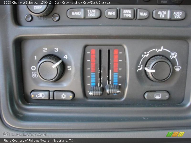 Dark Gray Metallic / Gray/Dark Charcoal 2003 Chevrolet Suburban 1500 LS