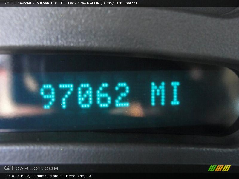 Dark Gray Metallic / Gray/Dark Charcoal 2003 Chevrolet Suburban 1500 LS