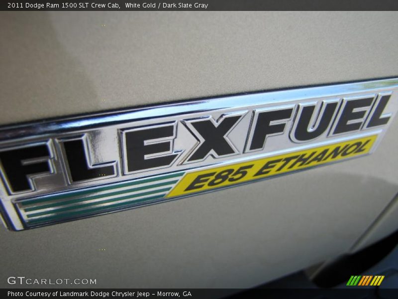 White Gold / Dark Slate Gray 2011 Dodge Ram 1500 SLT Crew Cab