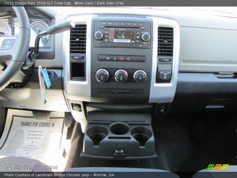 White Gold / Dark Slate Gray 2011 Dodge Ram 1500 SLT Crew Cab
