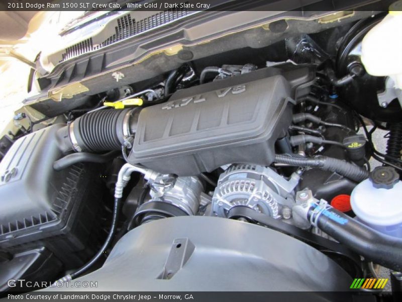 White Gold / Dark Slate Gray 2011 Dodge Ram 1500 SLT Crew Cab