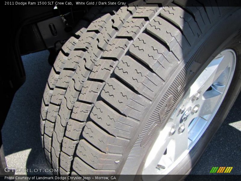 White Gold / Dark Slate Gray 2011 Dodge Ram 1500 SLT Crew Cab