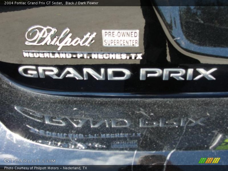 Black / Dark Pewter 2004 Pontiac Grand Prix GT Sedan