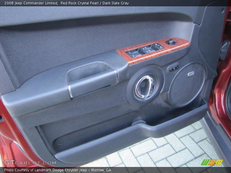 Red Rock Crystal Pearl / Dark Slate Gray 2008 Jeep Commander Limited