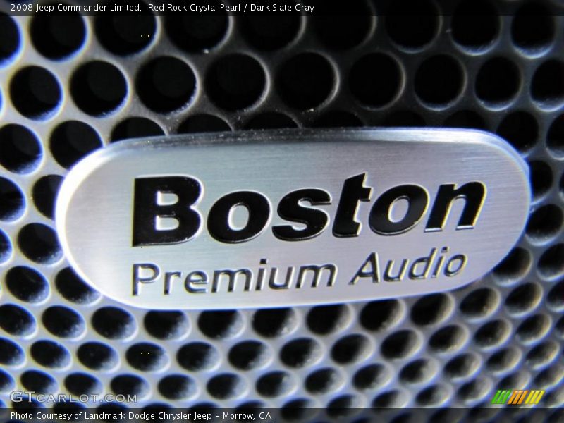 Red Rock Crystal Pearl / Dark Slate Gray 2008 Jeep Commander Limited