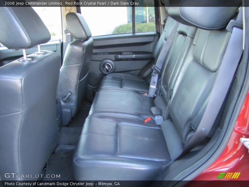 Red Rock Crystal Pearl / Dark Slate Gray 2008 Jeep Commander Limited