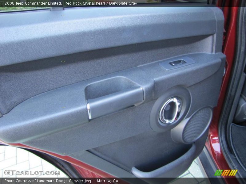 Red Rock Crystal Pearl / Dark Slate Gray 2008 Jeep Commander Limited