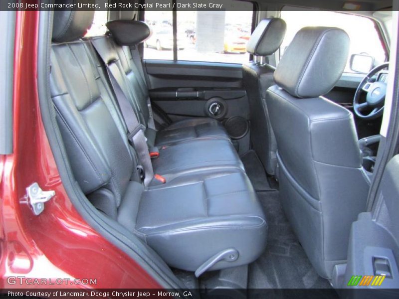 Red Rock Crystal Pearl / Dark Slate Gray 2008 Jeep Commander Limited