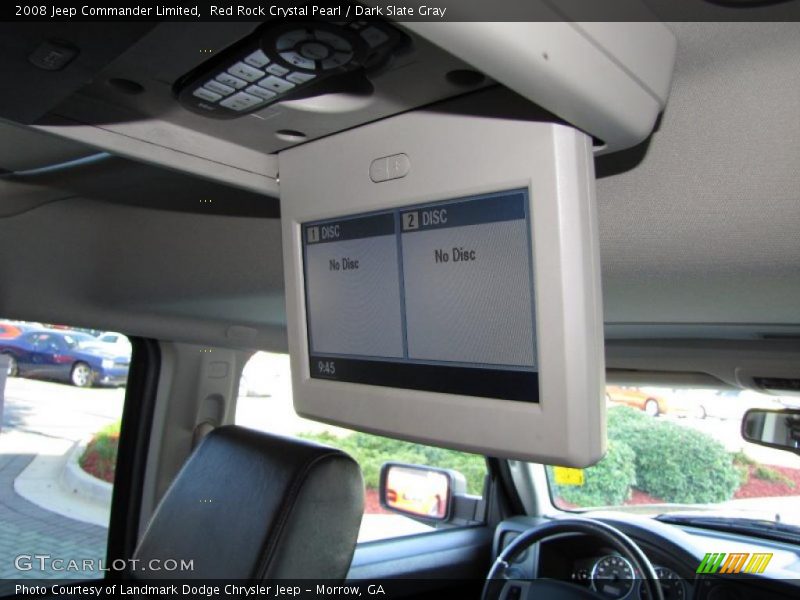 Red Rock Crystal Pearl / Dark Slate Gray 2008 Jeep Commander Limited