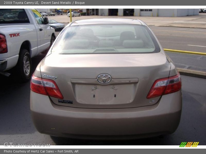 Desert Sand Metallic / Bisque 2009 Toyota Camry LE