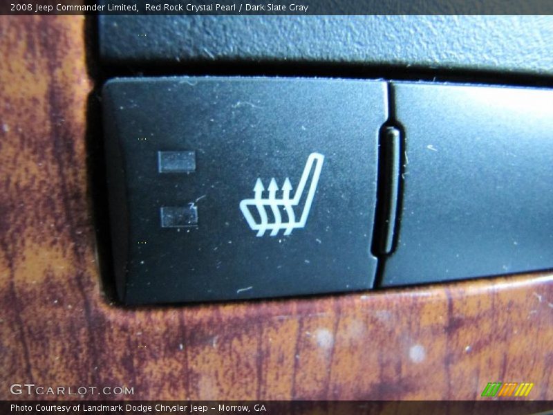 Red Rock Crystal Pearl / Dark Slate Gray 2008 Jeep Commander Limited