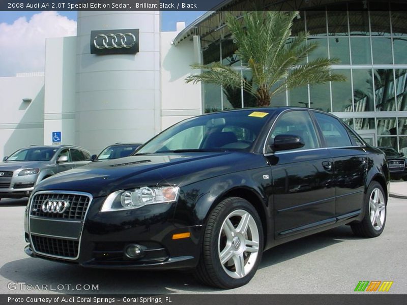 Brilliant Black / Black 2008 Audi A4 2.0T Special Edition Sedan