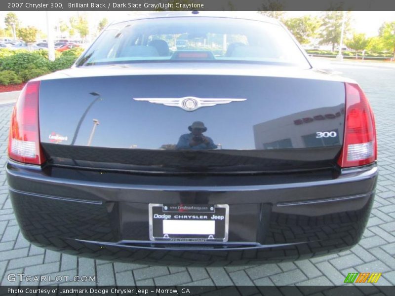 Brilliant Black / Dark Slate Gray/Light Graystone 2007 Chrysler 300