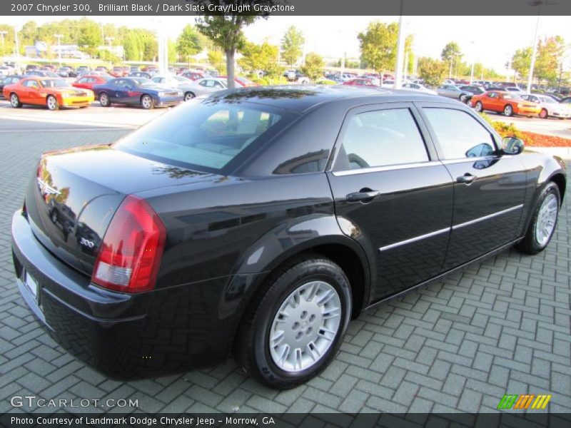 Brilliant Black / Dark Slate Gray/Light Graystone 2007 Chrysler 300