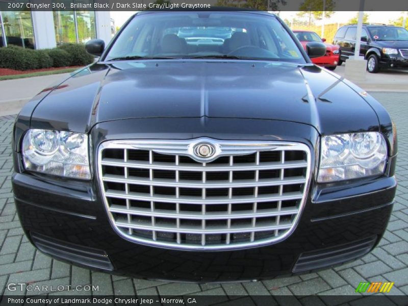 Brilliant Black / Dark Slate Gray/Light Graystone 2007 Chrysler 300