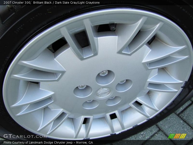 Brilliant Black / Dark Slate Gray/Light Graystone 2007 Chrysler 300