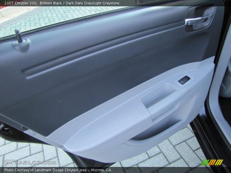 Brilliant Black / Dark Slate Gray/Light Graystone 2007 Chrysler 300