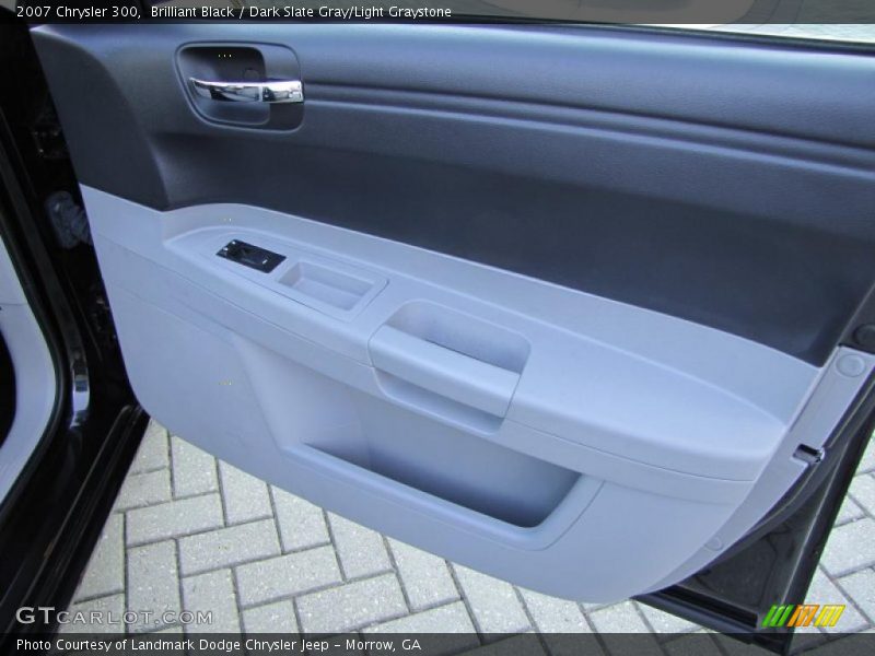 Brilliant Black / Dark Slate Gray/Light Graystone 2007 Chrysler 300