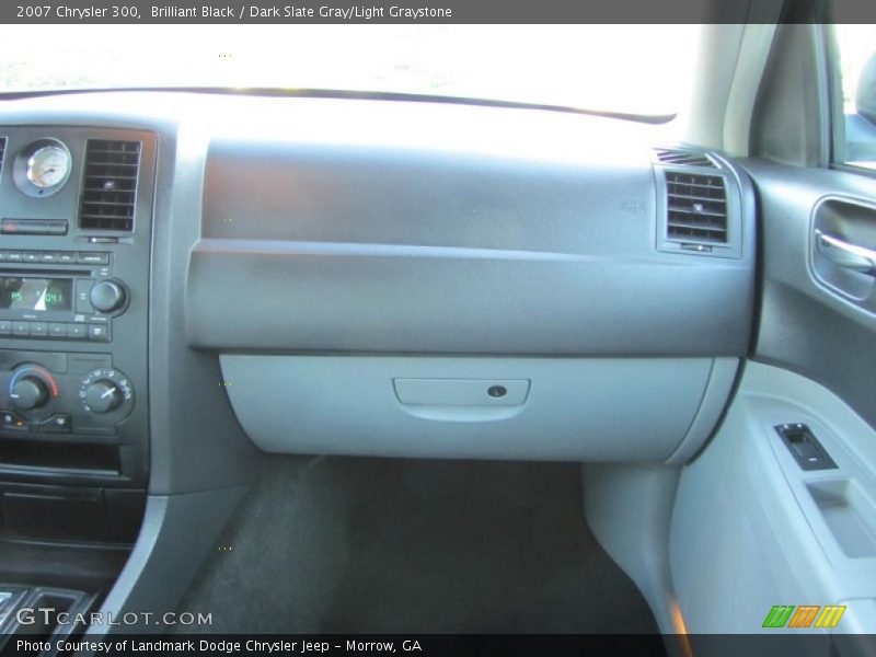 Brilliant Black / Dark Slate Gray/Light Graystone 2007 Chrysler 300