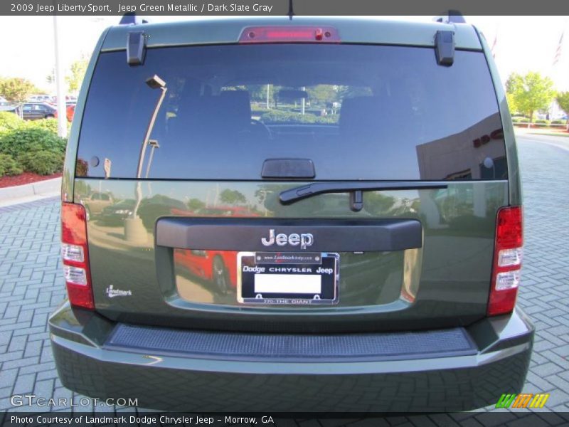 Jeep Green Metallic / Dark Slate Gray 2009 Jeep Liberty Sport