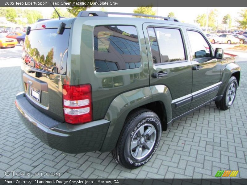 Jeep Green Metallic / Dark Slate Gray 2009 Jeep Liberty Sport