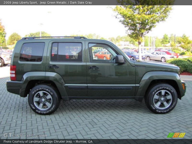 Jeep Green Metallic / Dark Slate Gray 2009 Jeep Liberty Sport
