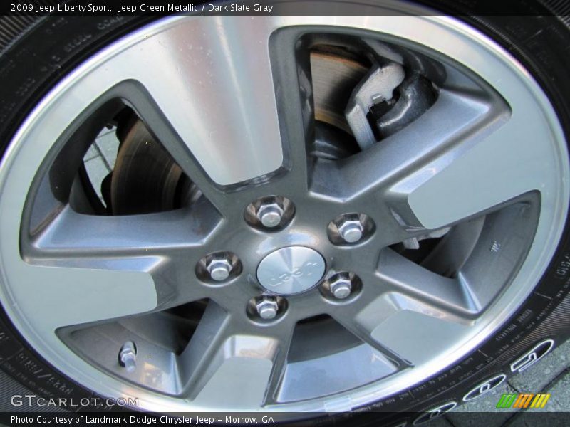 Jeep Green Metallic / Dark Slate Gray 2009 Jeep Liberty Sport