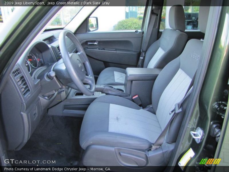 Jeep Green Metallic / Dark Slate Gray 2009 Jeep Liberty Sport