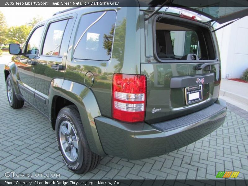 Jeep Green Metallic / Dark Slate Gray 2009 Jeep Liberty Sport