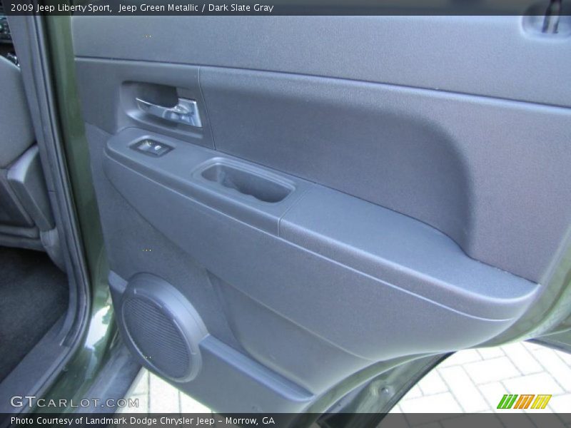 Jeep Green Metallic / Dark Slate Gray 2009 Jeep Liberty Sport