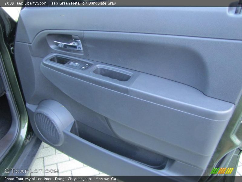 Jeep Green Metallic / Dark Slate Gray 2009 Jeep Liberty Sport