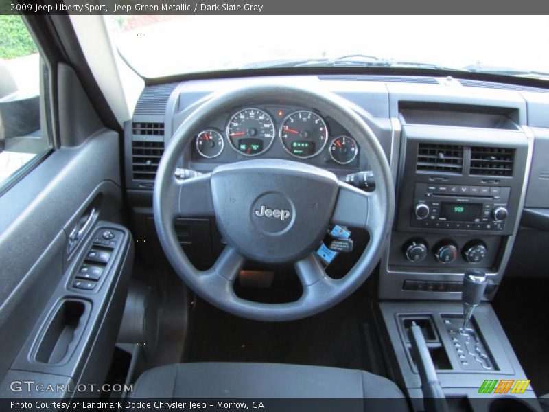 Jeep Green Metallic / Dark Slate Gray 2009 Jeep Liberty Sport